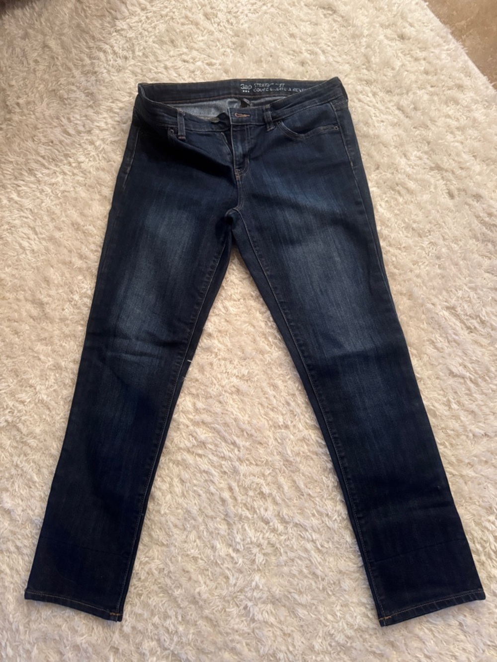 GAP Dark Indigo Straight-Leg Women’s Jeans